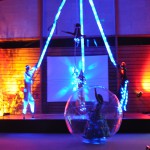 LED stilt walkers