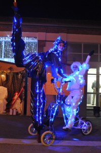 LED stilt walker