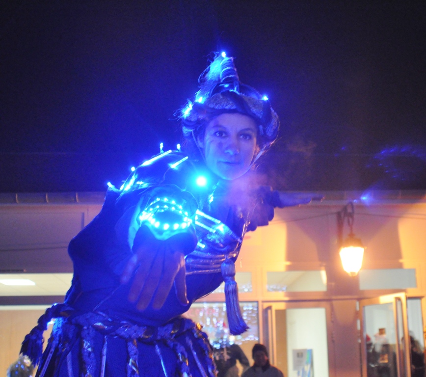 LED stilt walker
