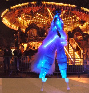 LED stilt walker